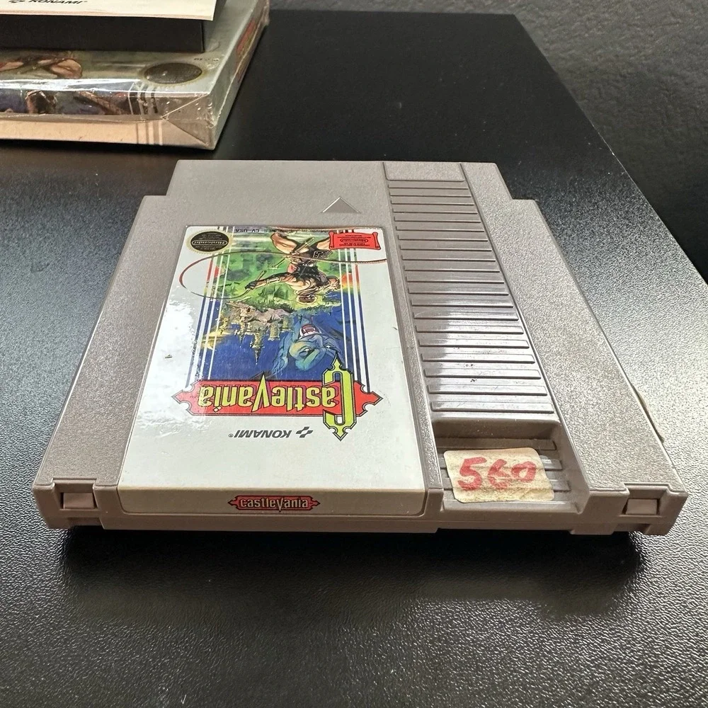 Castlevania (NES) Complete CIB Box Manual Authentic 95% Partially Sealed Vintage